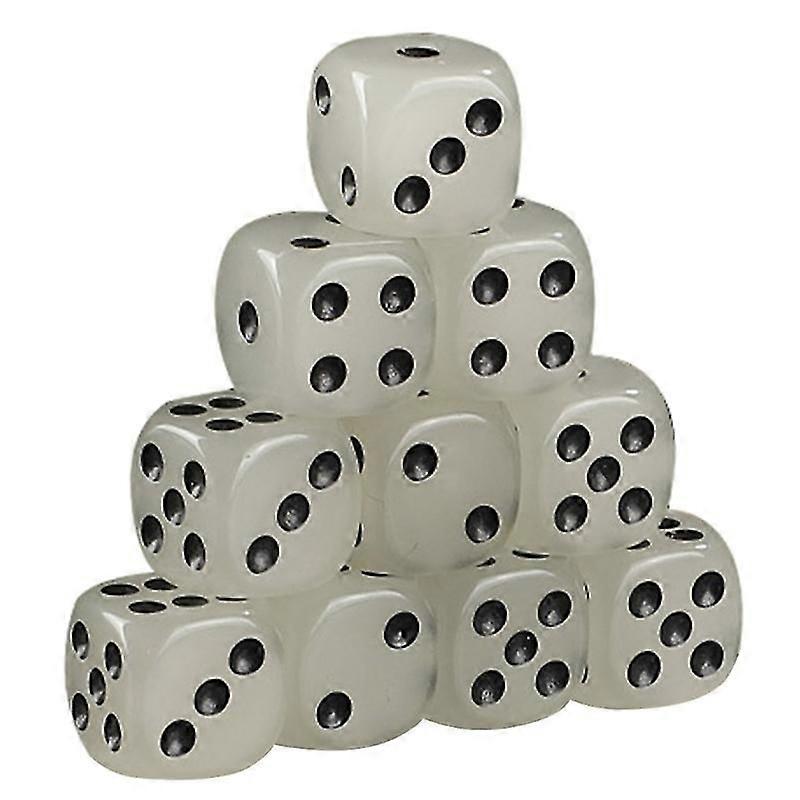 Glowing in The Dark Dice-Set,Luminous-Dices 6 Sided for Board Games,Party-Favor