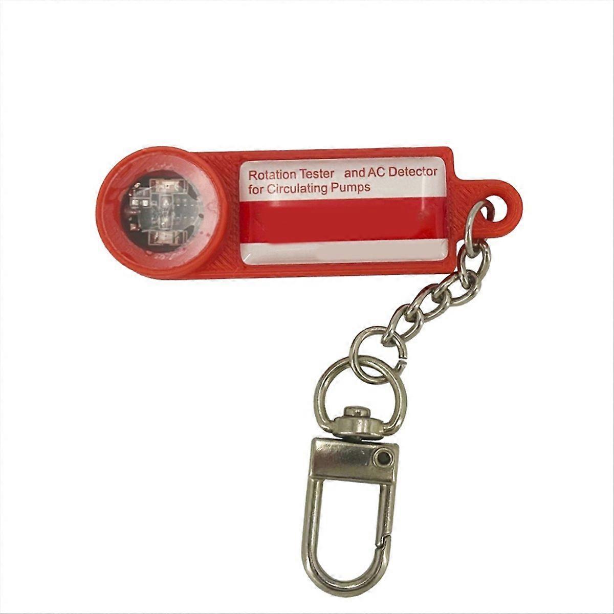 Compact Circulation Pump Rotation Tester for Heating Systems with AC Detection and Solenoid Valve Op