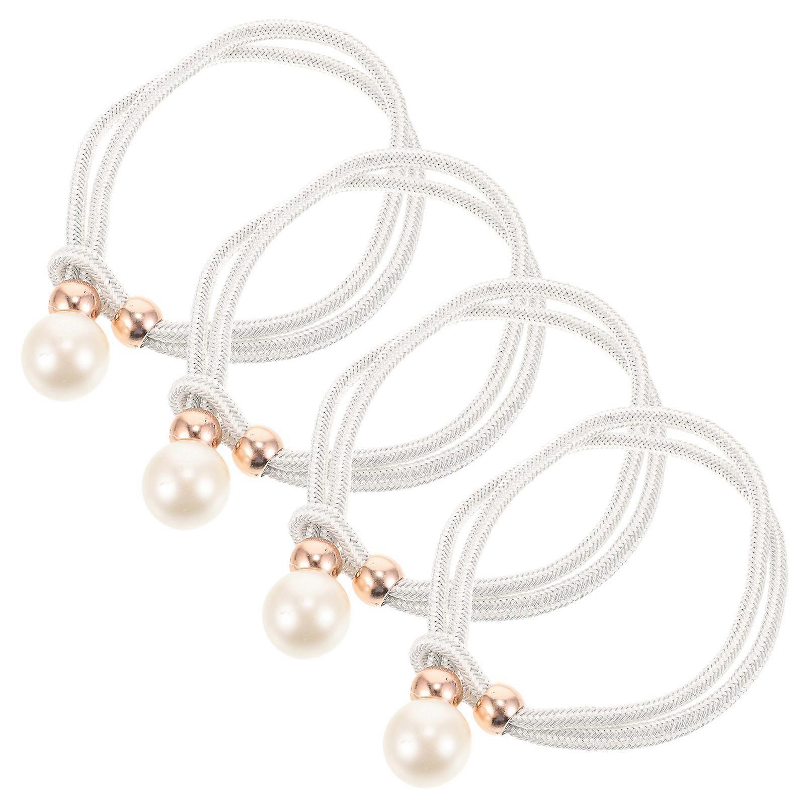 Window Curtain Holdbacks Curtain Tieback for Holding Use 20Pcs White Drapes Straps