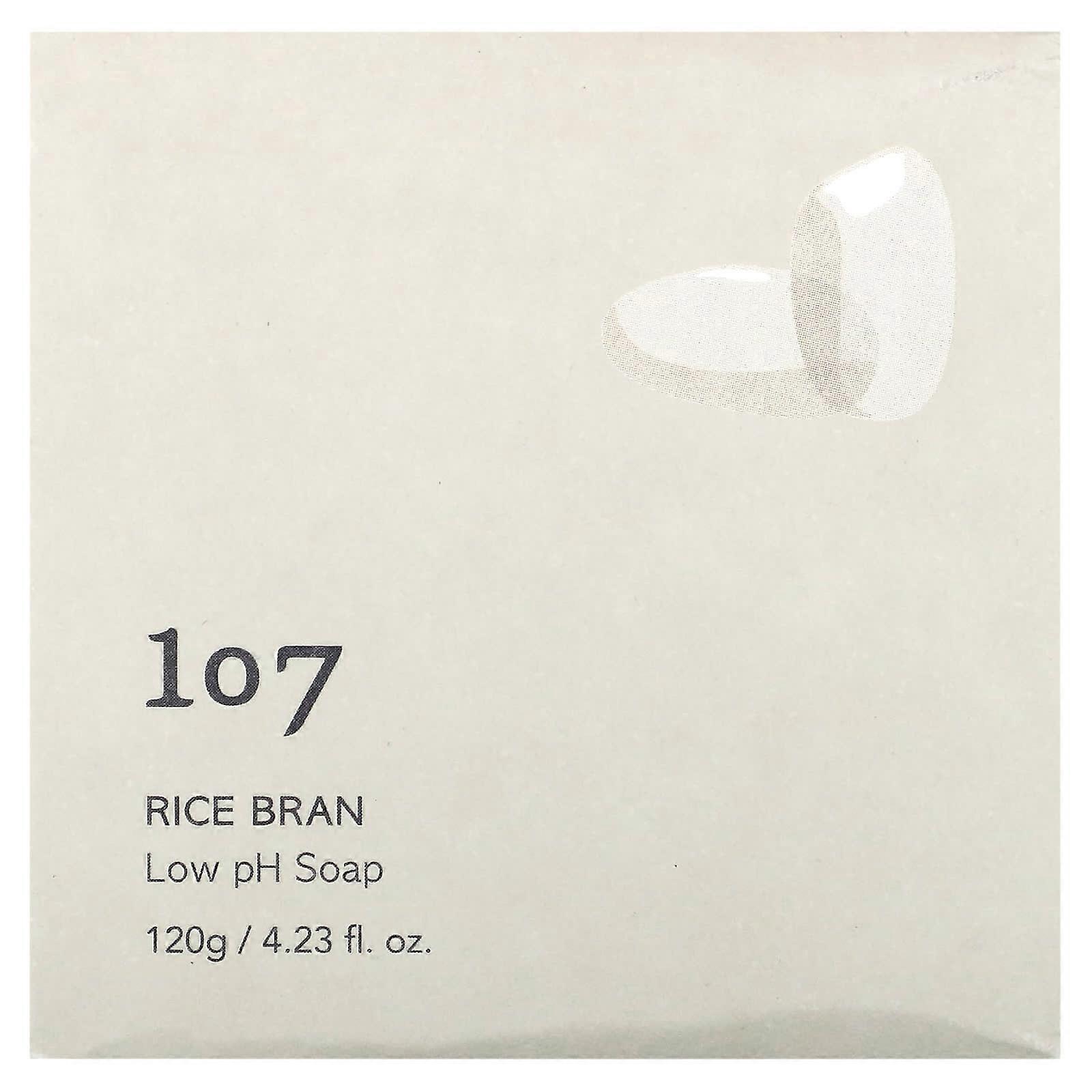 Rice Bran, Low pH Bar Soap, 4.23 fl oz (120 g)