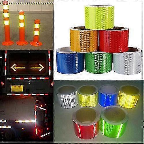 Farfi 3m X 50mm High Intensity Safety Reflective Tape Self Adhesive Safty Tool