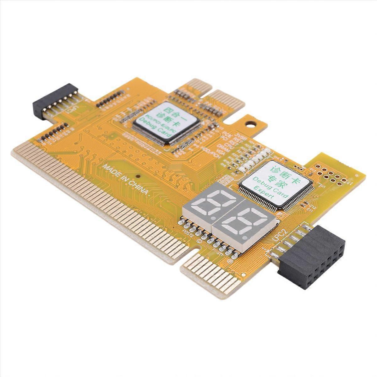 Detect Tool PCI-E LPC Multi Use Diagnostic Card Laptop Desktop Test
