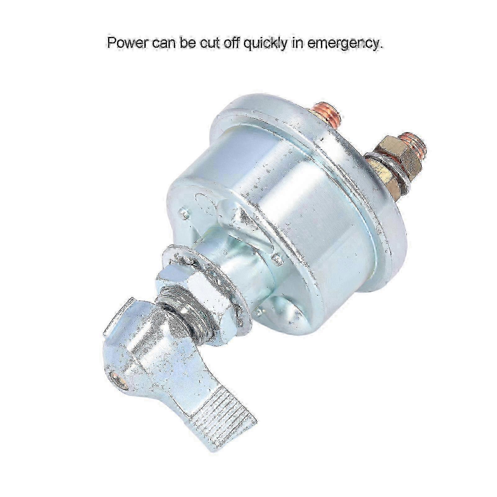 Manual Rotation Battery Disconnect Switch with Leakage Protection for Trucks, Yachts & SUV