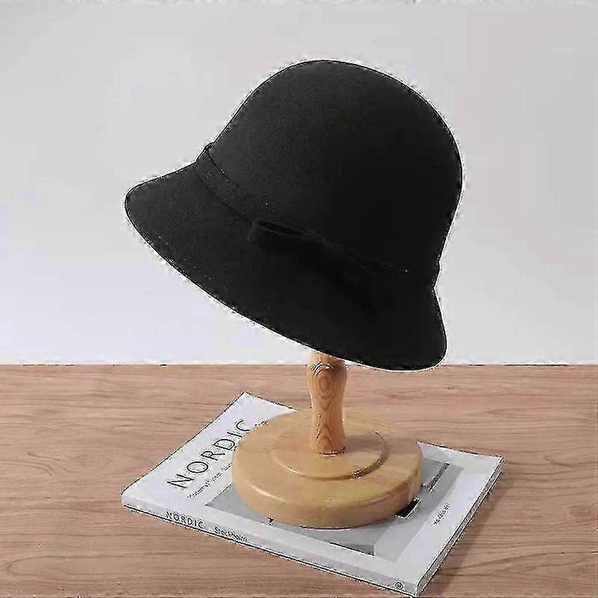 Ull Hepburn Fiskarmössa för Dam Vindtät Vintermodell