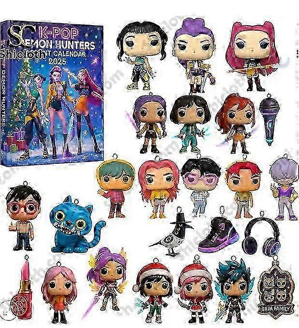 Korean Wave Devil Hunter Advent Festival Blind Box Χριστουγεννιάτικο δέντρο διακόσμηση ακρυλικό μενταγιόν