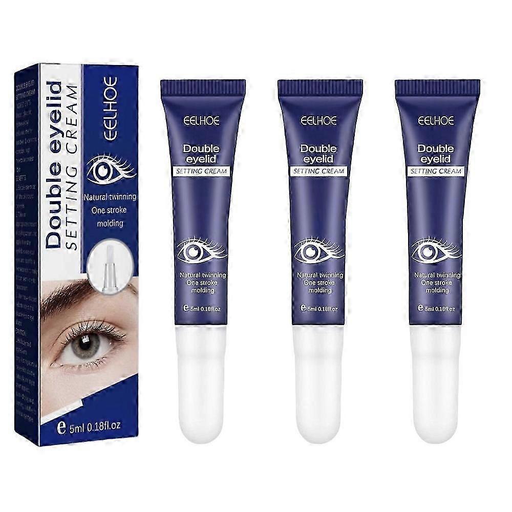 Double Eye Lid Lifting Shaping Cream, lang wirkender unsichtbarer spurloser Kleber