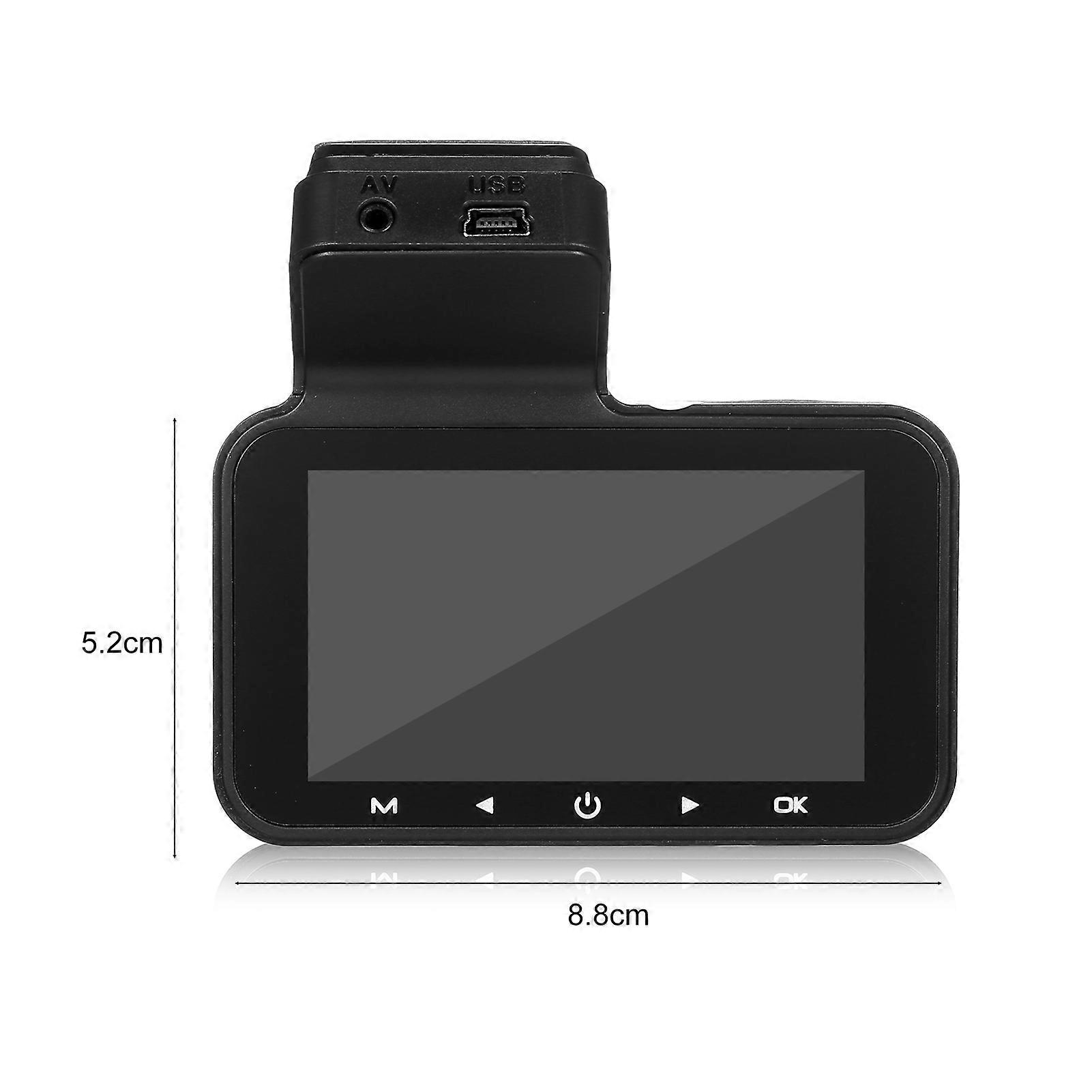 Dash cam for cars with G-sensor and loop recording