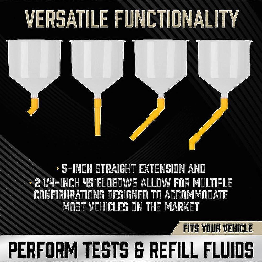 15pcs/σετ πλαστικό στόμιο χοάνης πλήρωσης χύνοντας το εργαλείο λαδιού υγρό απόδειξη ψυκτικό υγρό πλήρωσης Kit Vhicle car Acc