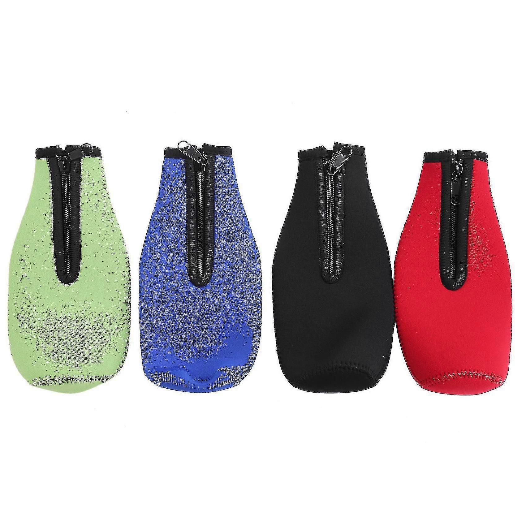 4 Pack Beer Bottle Insulator Sleeve Keep Drink Cold,neoprene Cover