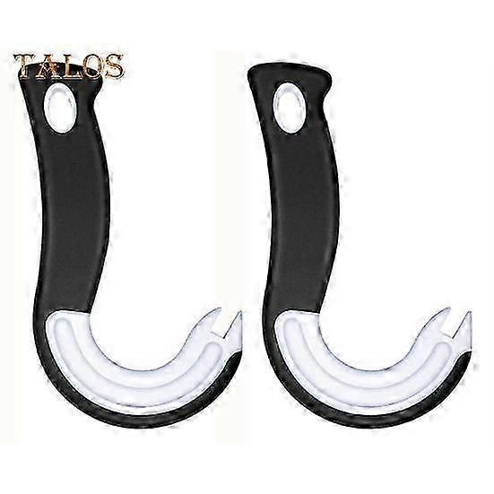 J-Shaped Bottle Opener 2Pcs for Cans Jans Jars Portable Kitchen Gadget