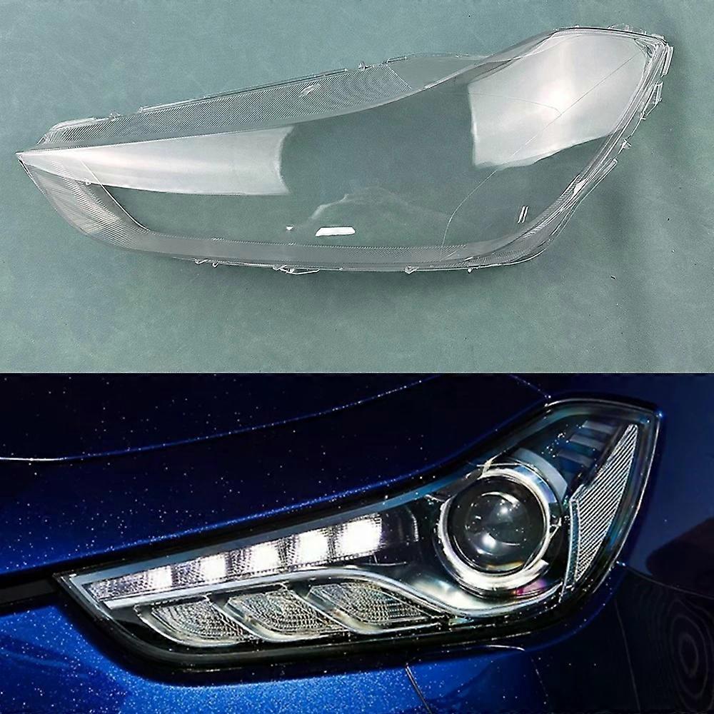 For Maserati GTS Ghibli 2014-2020 Front Headlamps Cover Transparent Lampshade Shell Lens Plexiglass Replace Original Lampshade
