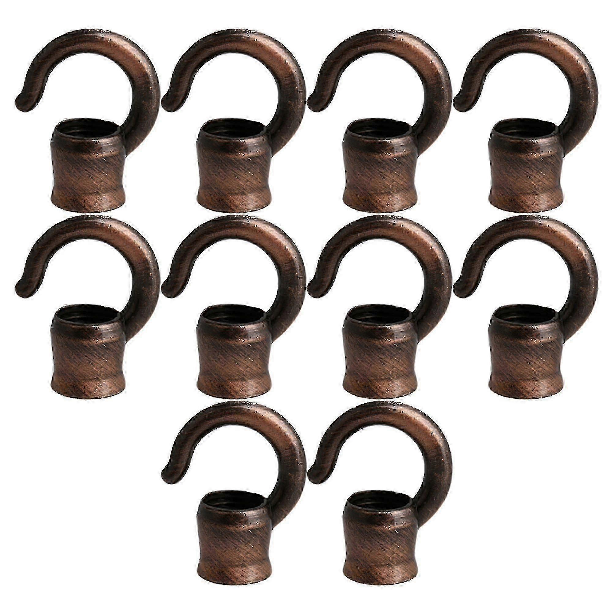 10 Pieces Bronze M10 Thread Retro Ceiling Light Chandelier Opening Hook