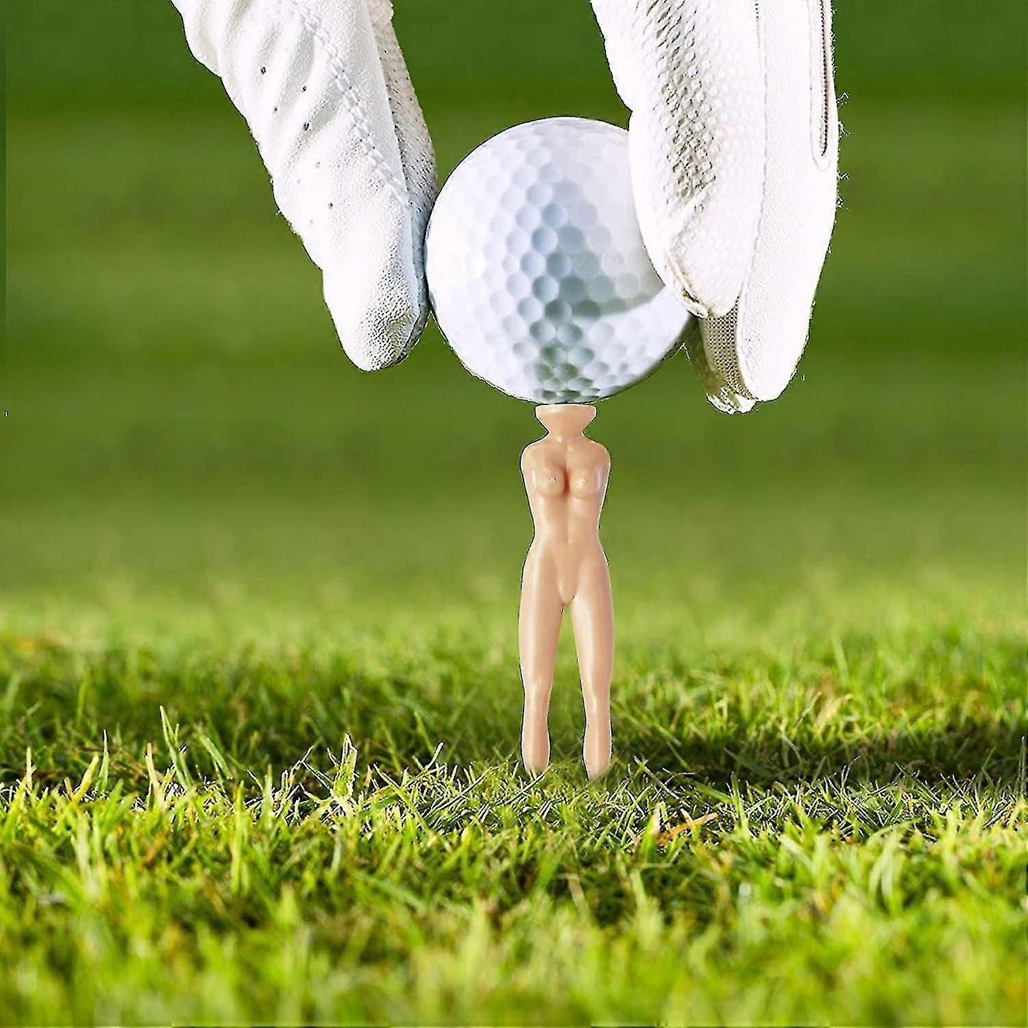Golf Tee Ball Nail Nude Lady Model Plastic Model Golf Training 60 Pcs