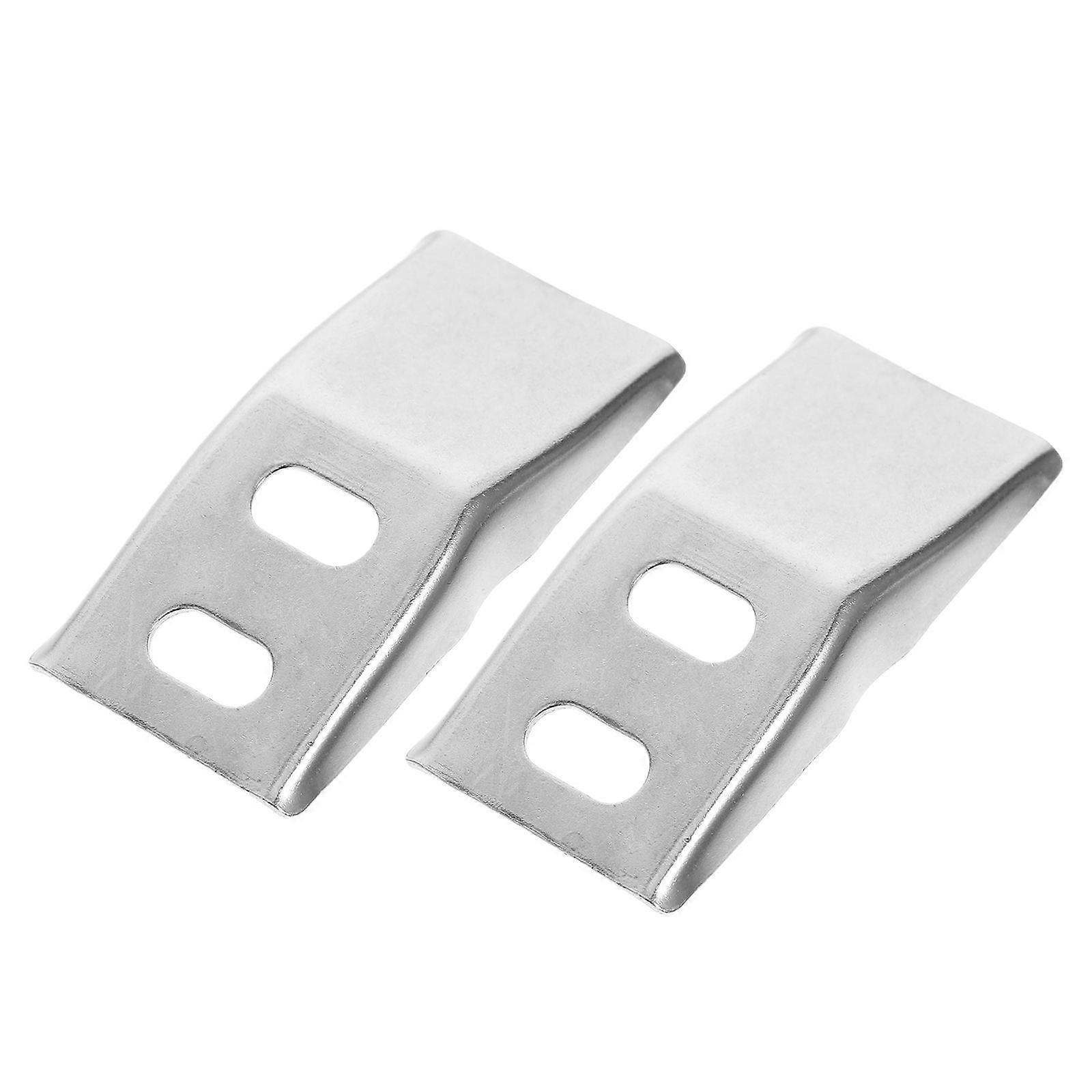Small Urinal Hook Metal Bathroom Fixing Brackets Set 2Pcs