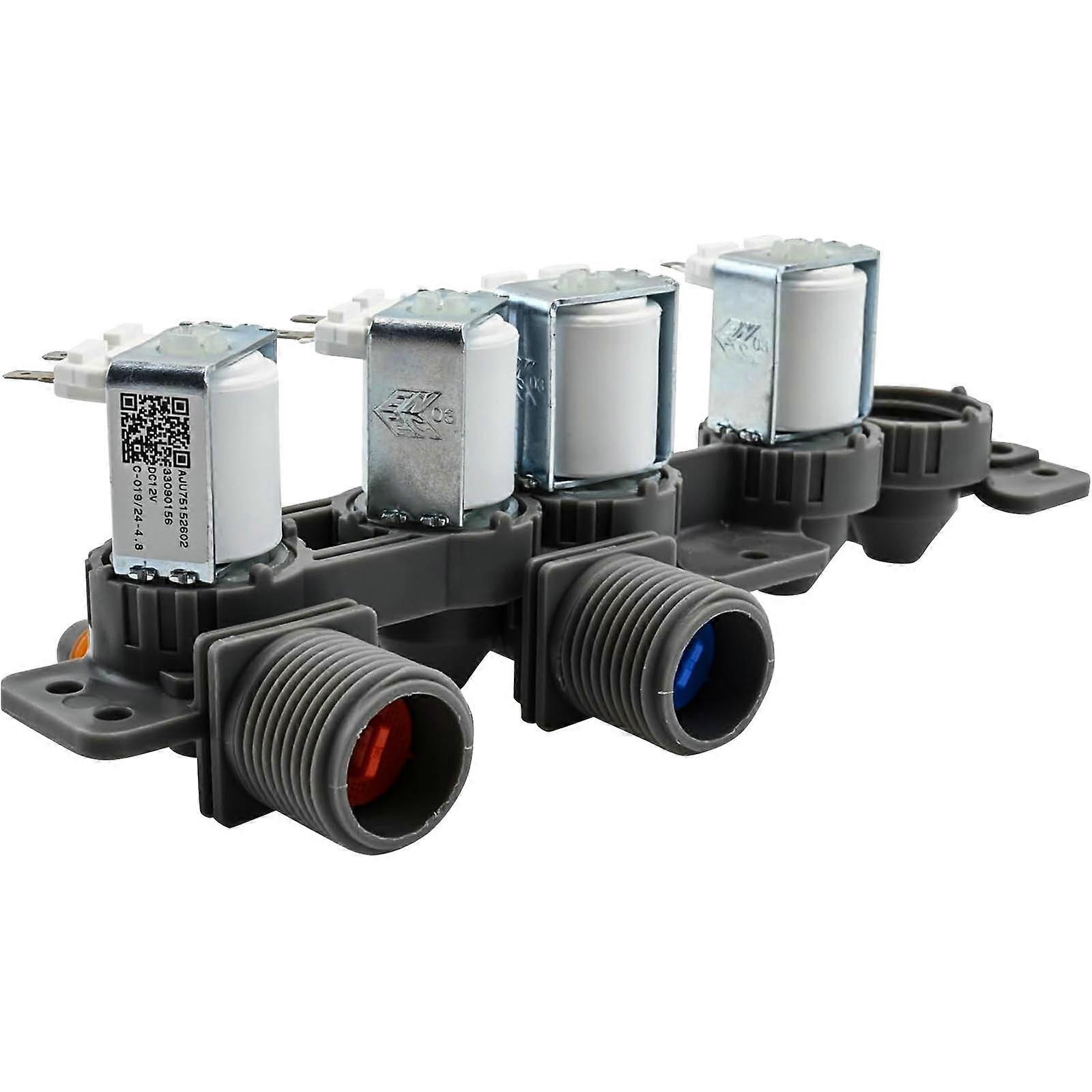 Advanced Washing Machine Water Entrance Gate 4 Electromagnetic Regulators ABS Substance Multicolor