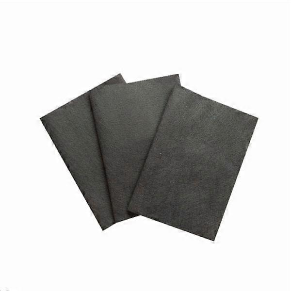 10pcs, thickened, magic cleaning cloth, microfiber surface, Black 20x25cm black
