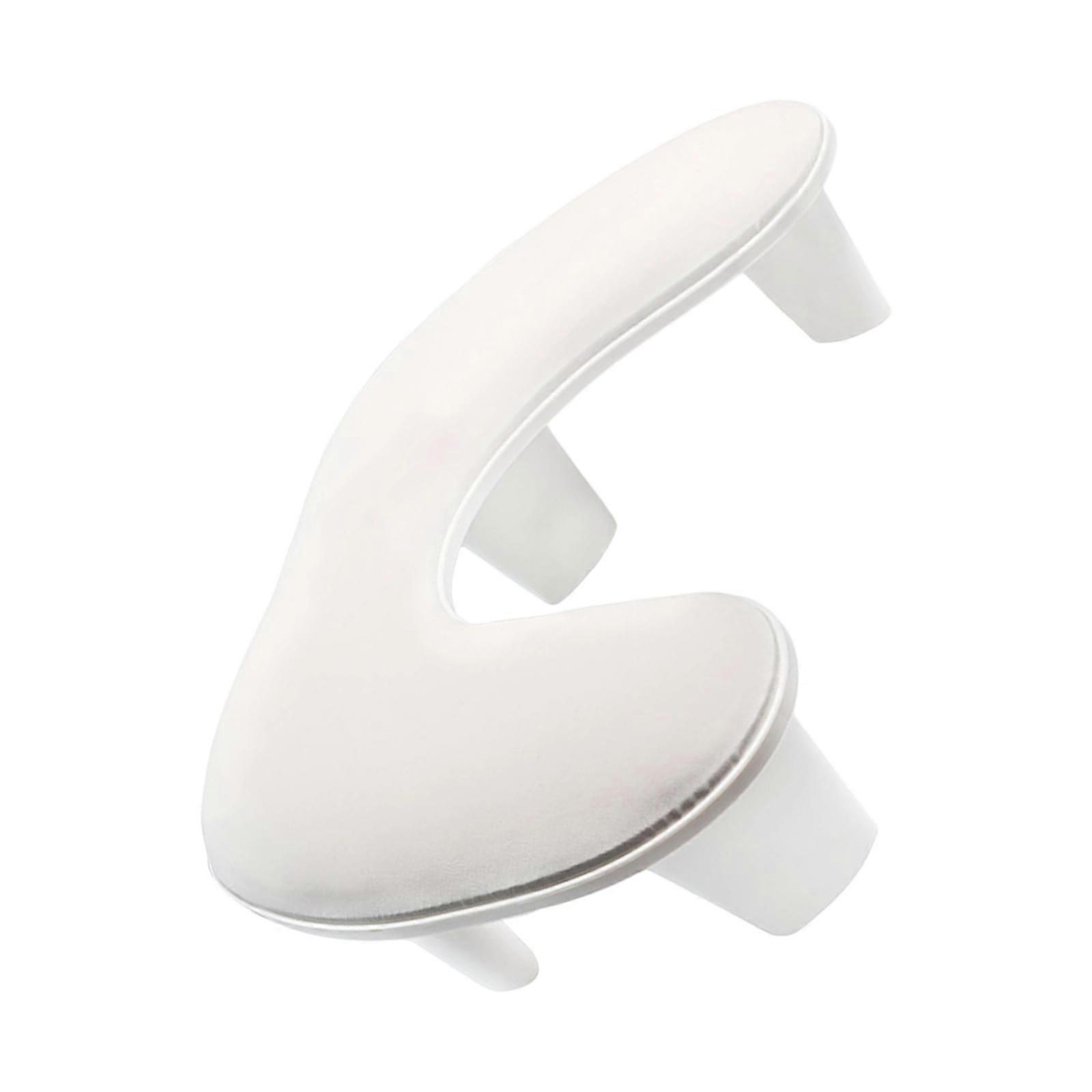 Adjustable Nail Technician Hand Rest With Slanted U Shape Armrest Pillows Detachable Stand For Salon & Home Use  White