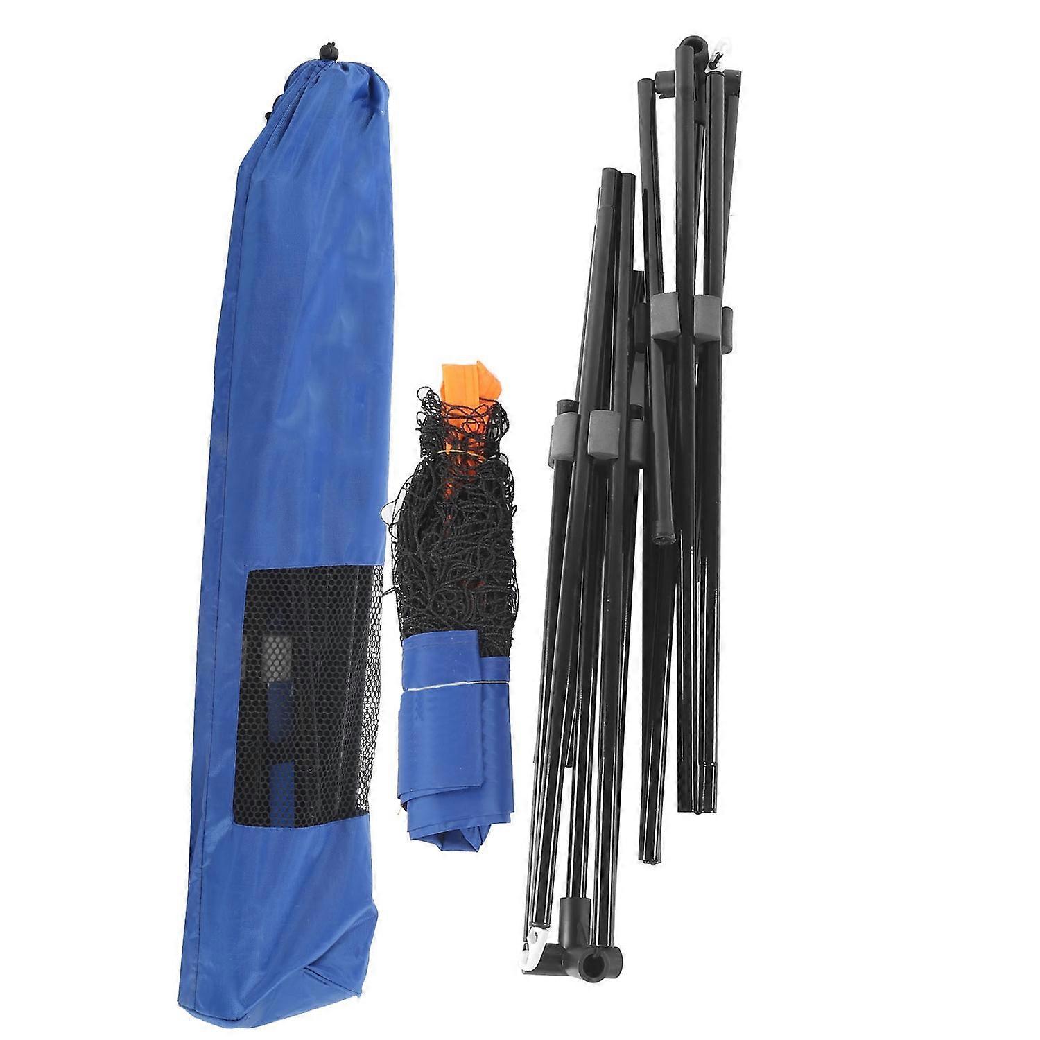 Portable Folding Badminton Net Rack Adjustable Tennis Net for Indoor Outdoor Game4.1M