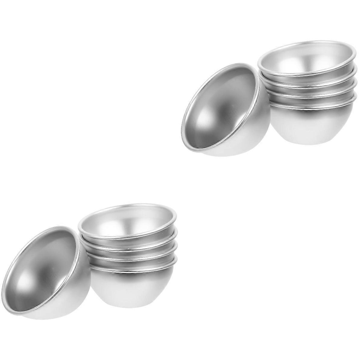 10 pcs Multi-function Baking Mold Muffin Baking Mold Metal Reusable Cake Pan Nonstick Muffin Mold Baking Tool