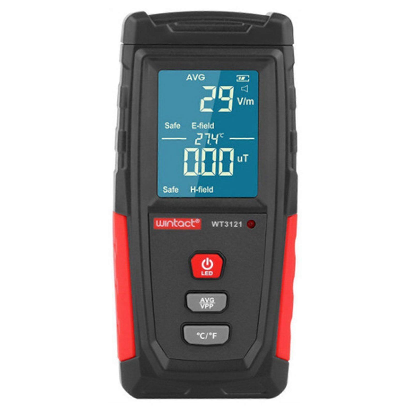 Electromagnetic Field Radiation Detector Tester Emf Meter Rechargeable Handheld Portable Counter Emission Dosimeter Computer