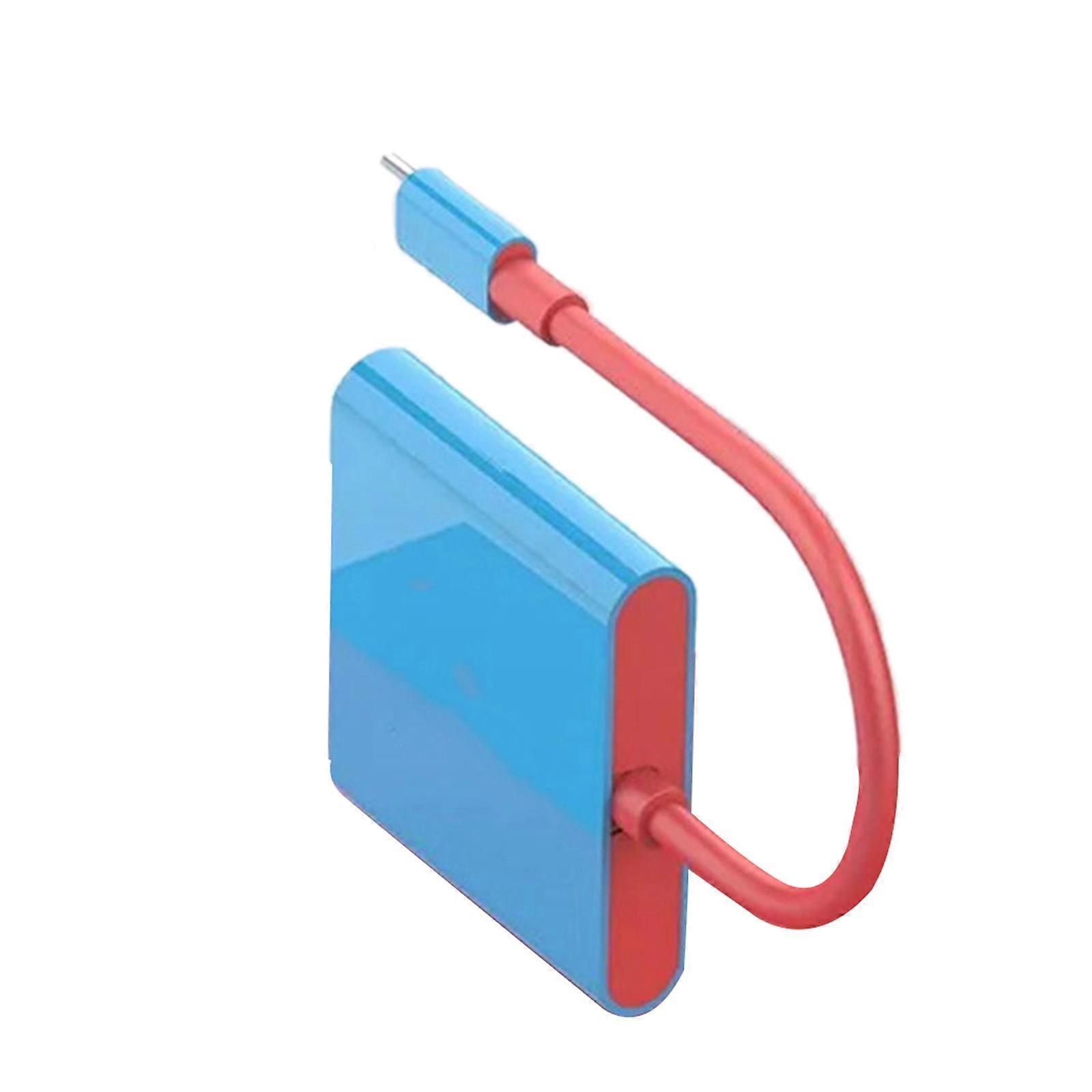 Exquisites USB C to HDTV Adapters Type c Hubs Perfect for Travel and Gamings Experience 4K@30Hz,1080P@60Hz Output Multicolor