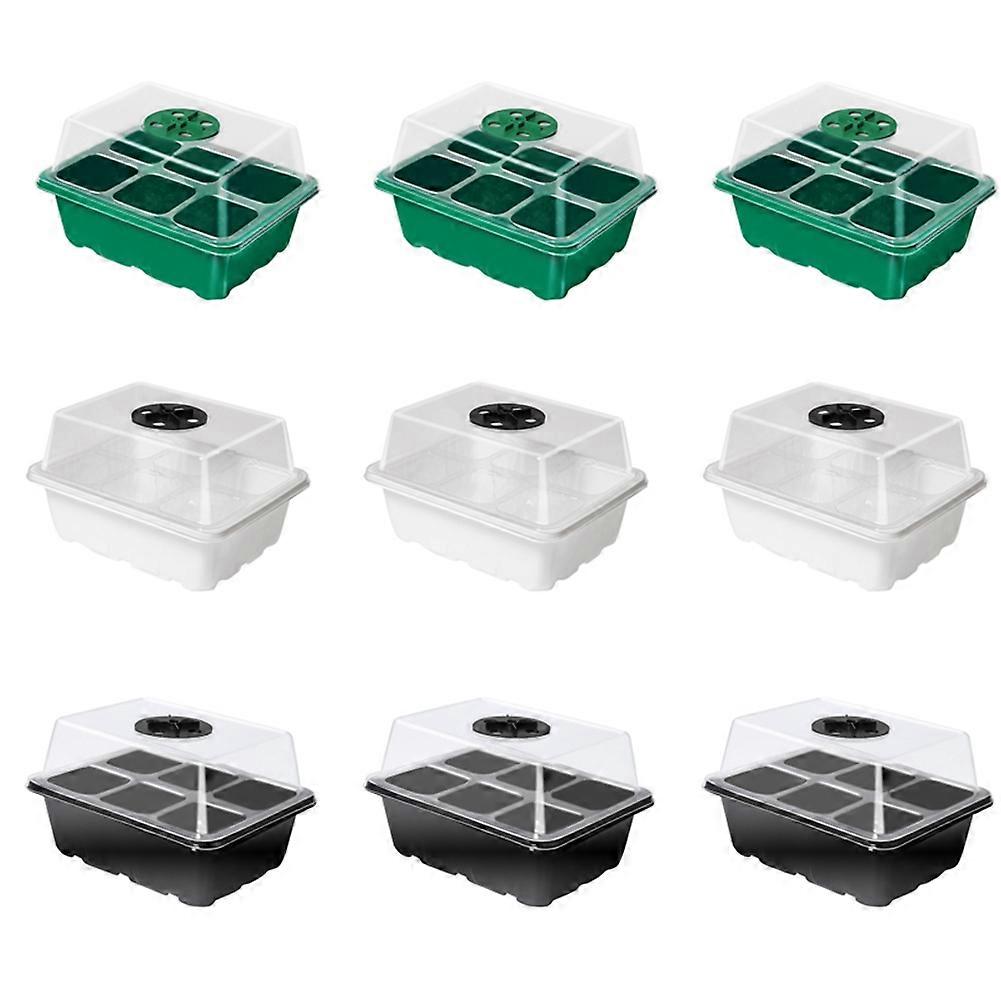 Seed Starting Kit with Adjustable Humidity Dome and Basic Plant Starting Kit Mini Greenhouse Germination Kit