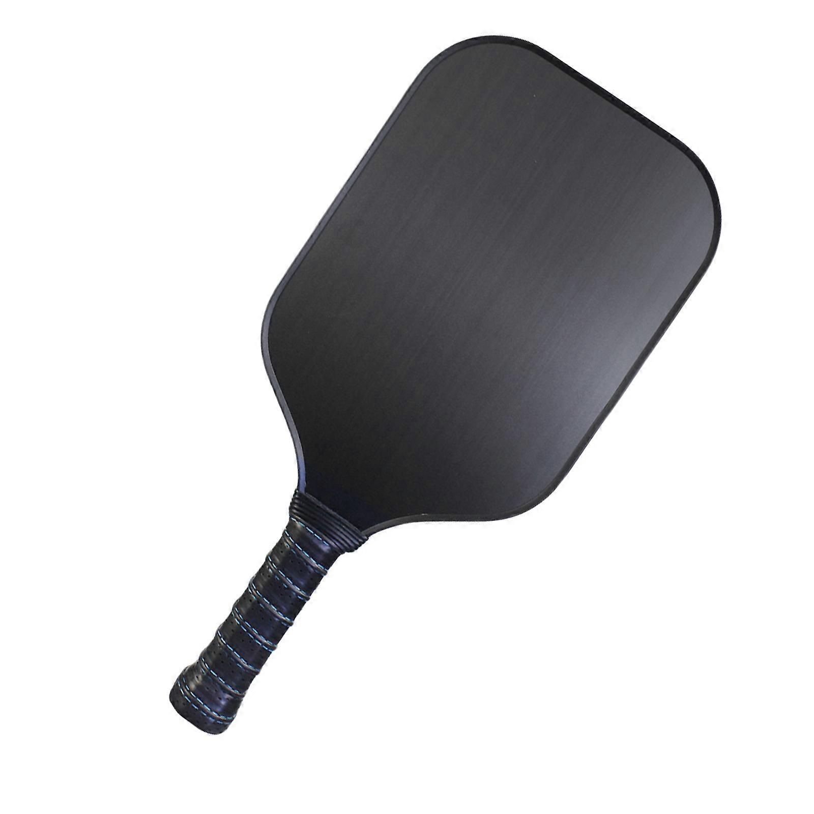 Professional Pickleballs Paddle Pickleballs Practice Paddles with Long Handle and Frosted Surfaces for Improved Training  Black