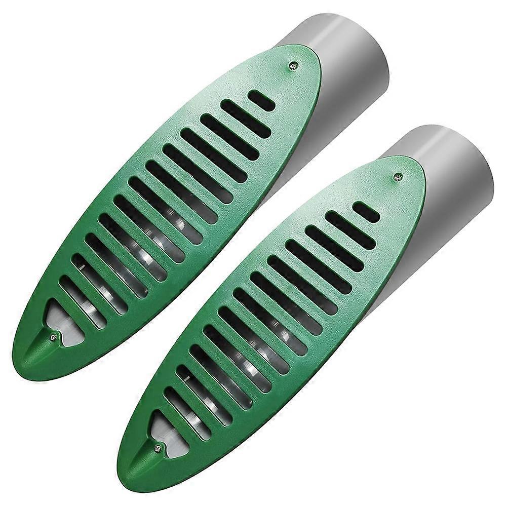 4 Inch Angled Drain Grating Yard Drain, Yard Drain Emitter Angled Drain Emitter Angled Slope Yard Drainage Pipe 2 Pack