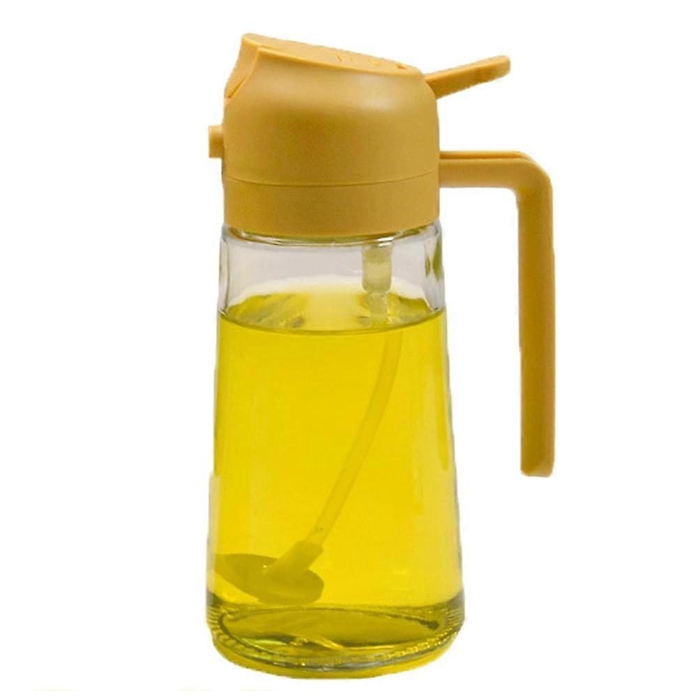 Oliedispenser voor keuken, oliedispenserfles voor keuken, 2-in-1 oliedispenser, bakolie Spra