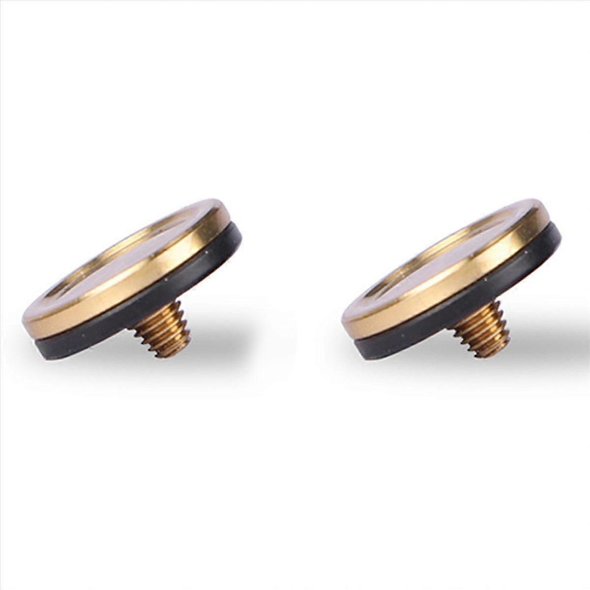 2X Universal Metal Camera Cover Cap Shutter Button Screw for Q3, D-LUX8, M Series Protects & Enhance