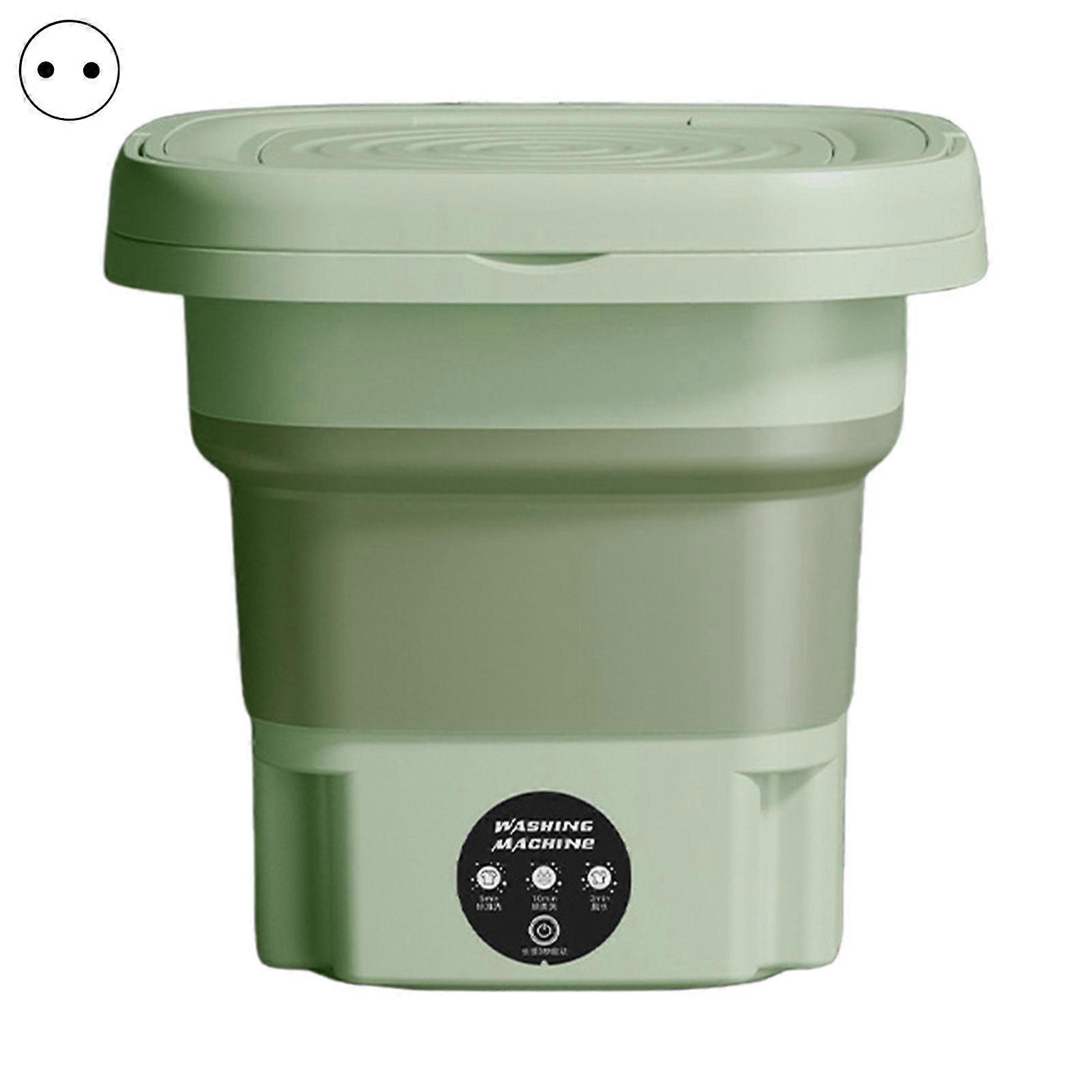 Jikaix Folding Washing Machine Portable Mini Washer Large Capacity Easy Operation Low Noise Sock Underwear Laundry Machine