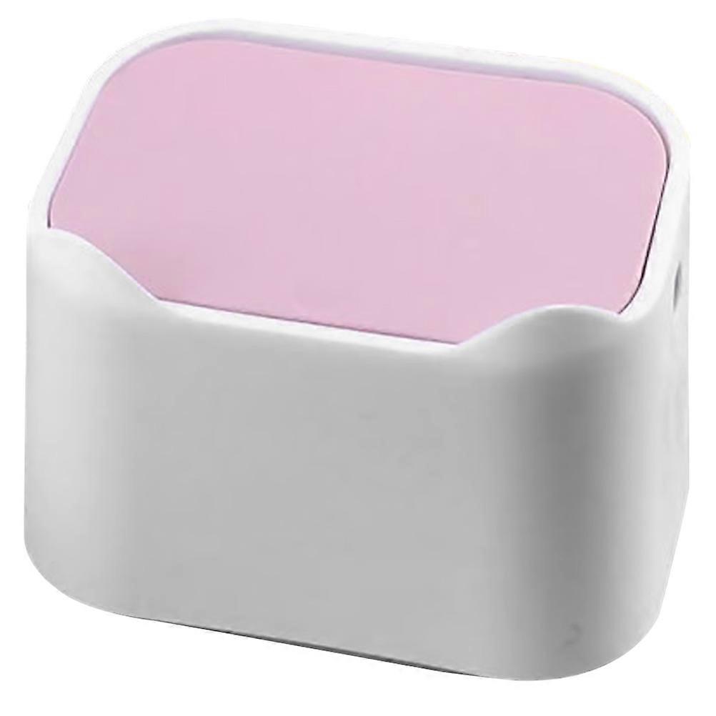 Plastic Desktop Garbage Bucket for Storage Press Type Trash Container