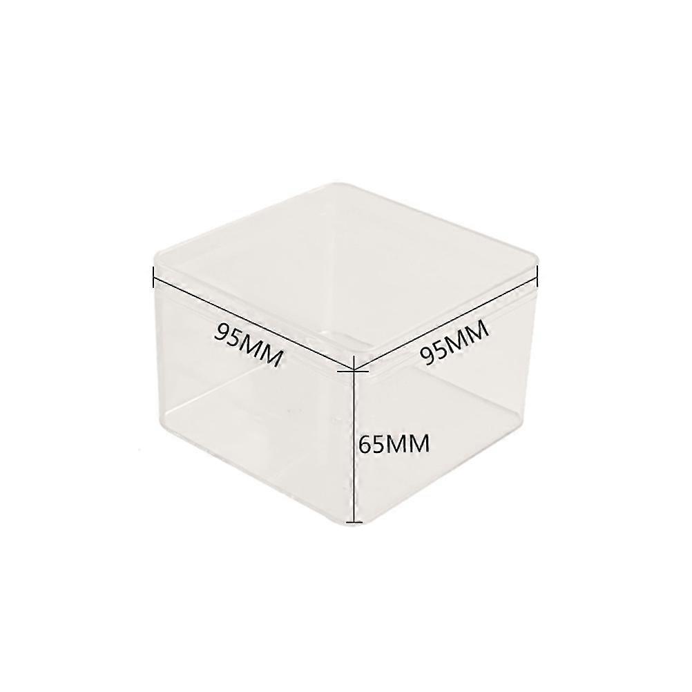 Transparent Biscuit Box for Storage Use 10Pcs Set with Lids for Snacks