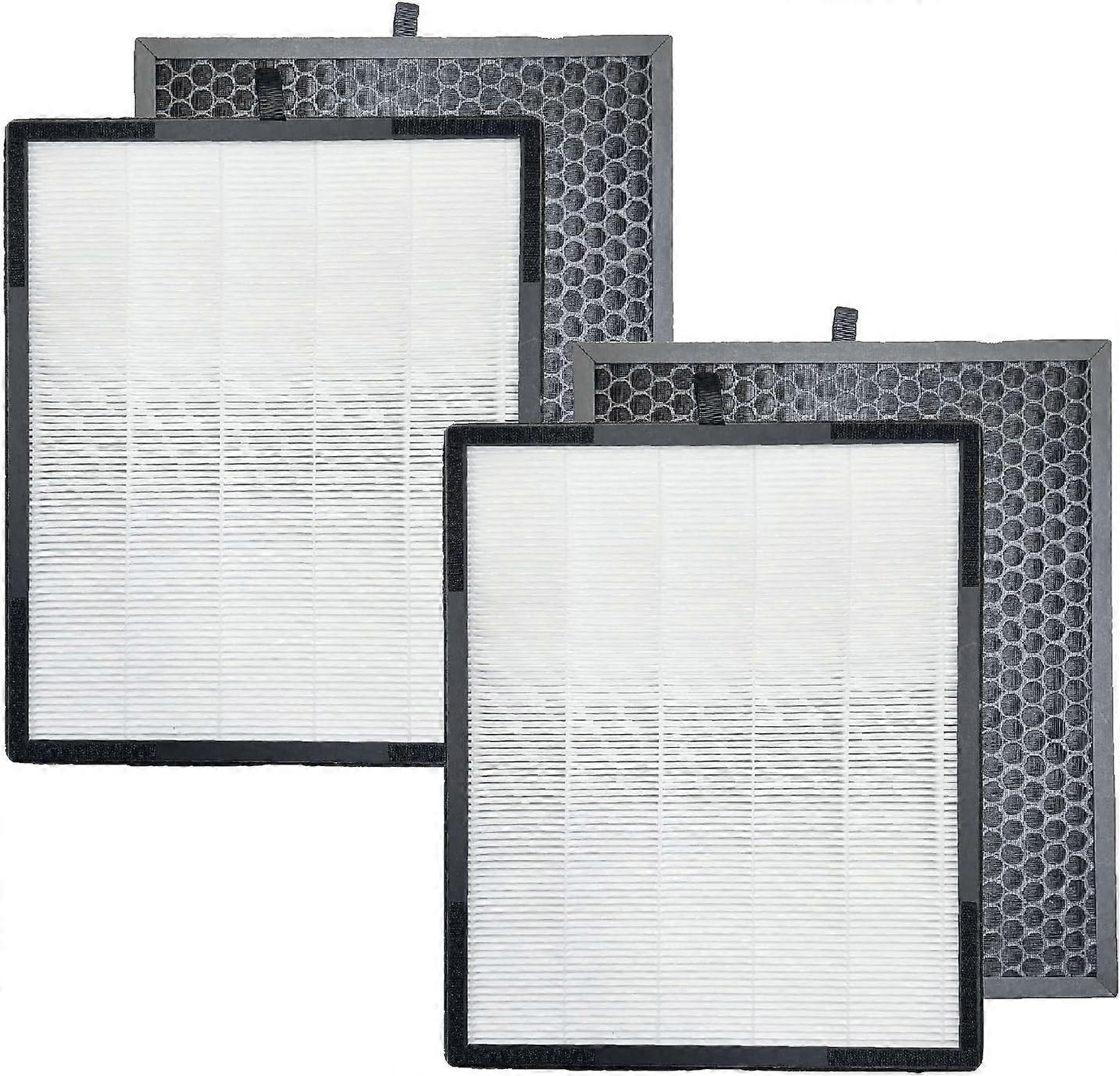 HEPA Carbon Air Purifier Filter Replacement, 2 Pack
