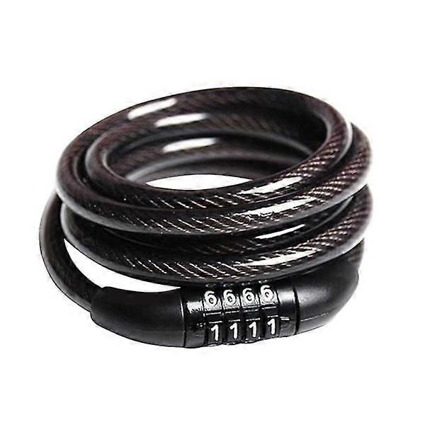 Bicycle Lock, Motorcycle Lock, Scooter Lock with Code Lock, 4-Digit Security Lock