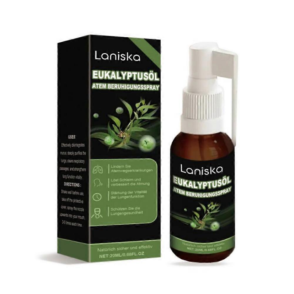 Herbal Lung Cleanse Spray Reduce Cough Sore Itchy Throat Inflammation Relief Breathing Difficulties Quit Smoking Lung Detox Mist