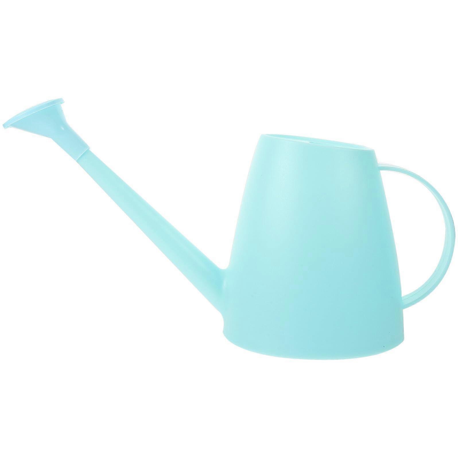 Mini Long Spout Watering Can for Indoor Outdoor Plants with Ergonomic Handle Sky Blue