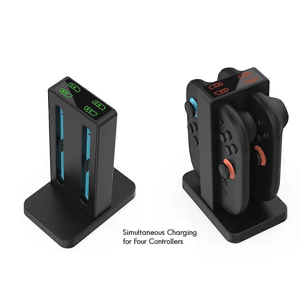 4in1 Charging Dock for Switch 2 Controller Charging Station Base with Indicators for NS Switch 2 Joy-Con Charger