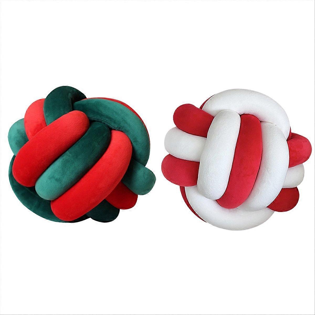 Knot-Shaped Spherical Plush Cushion Sofa Decoration Pillow