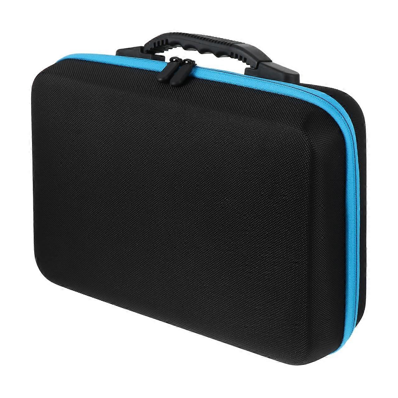 Essential Oil Storage Case for 60 Bottles with Sunlight Resistant Protection Travel Organizer Bag Blue