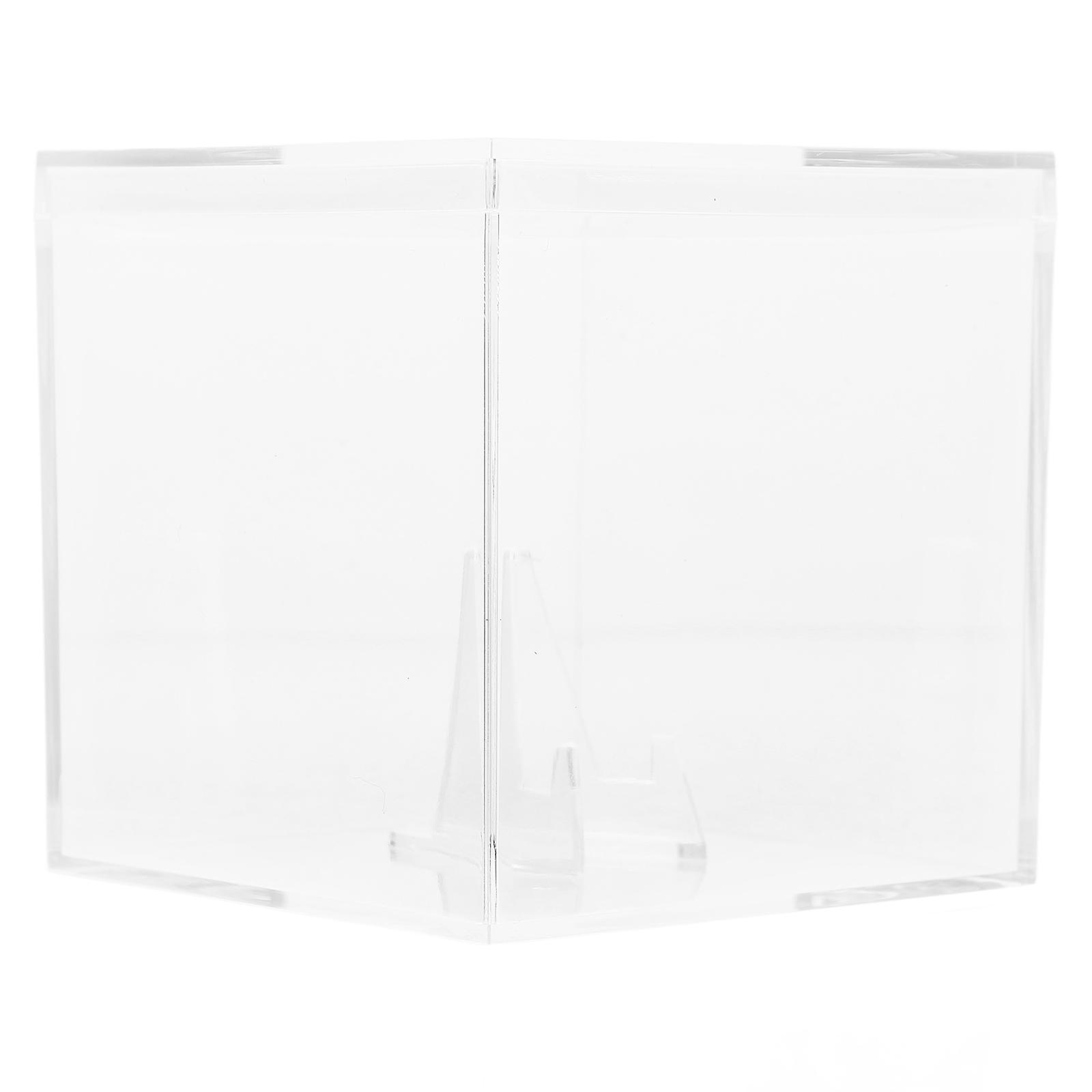 Transparent Acrylic Guitar Pick Display Case for Storage Use