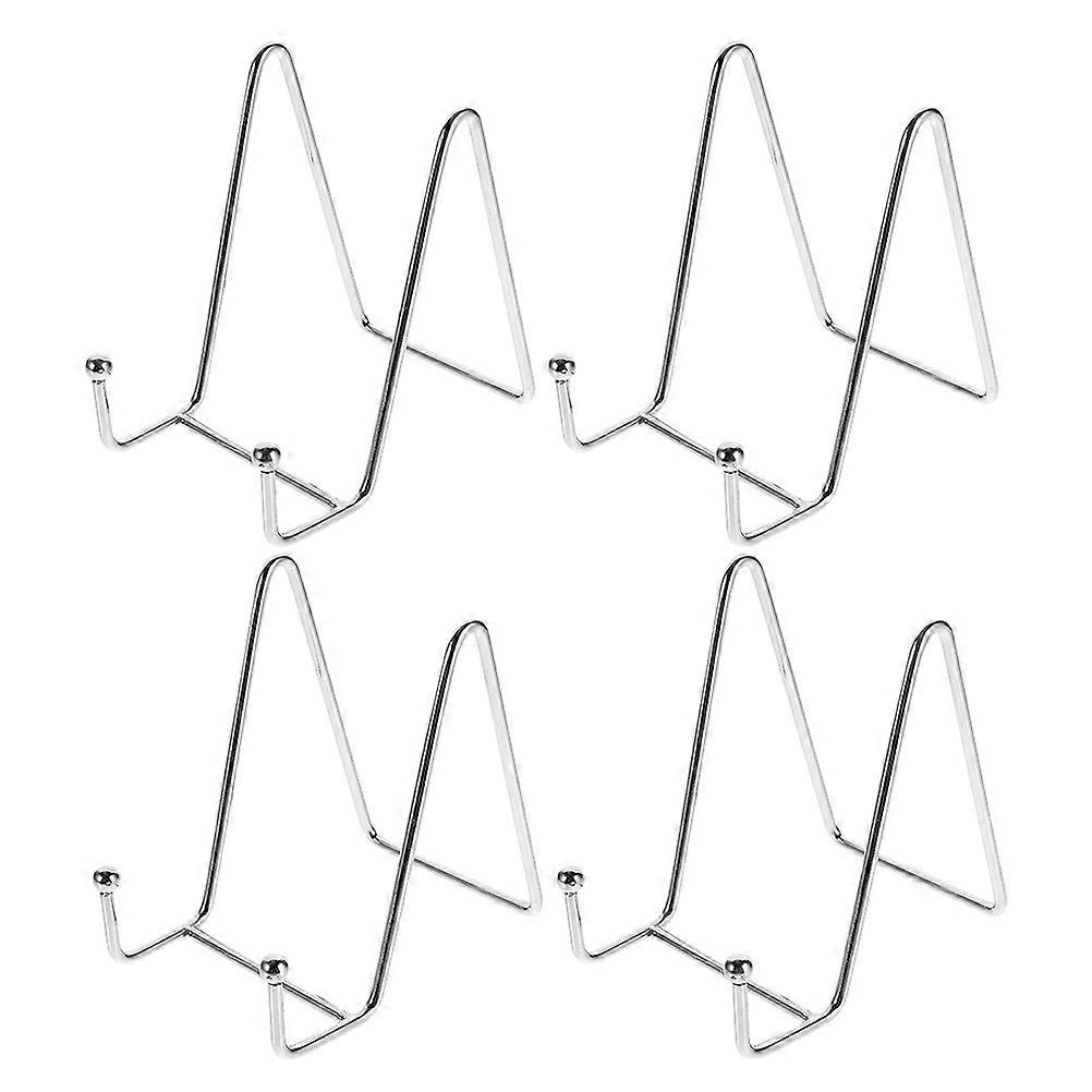 Plate Display Stand Iron Easel Display Stand for Tabletop 8Pcs