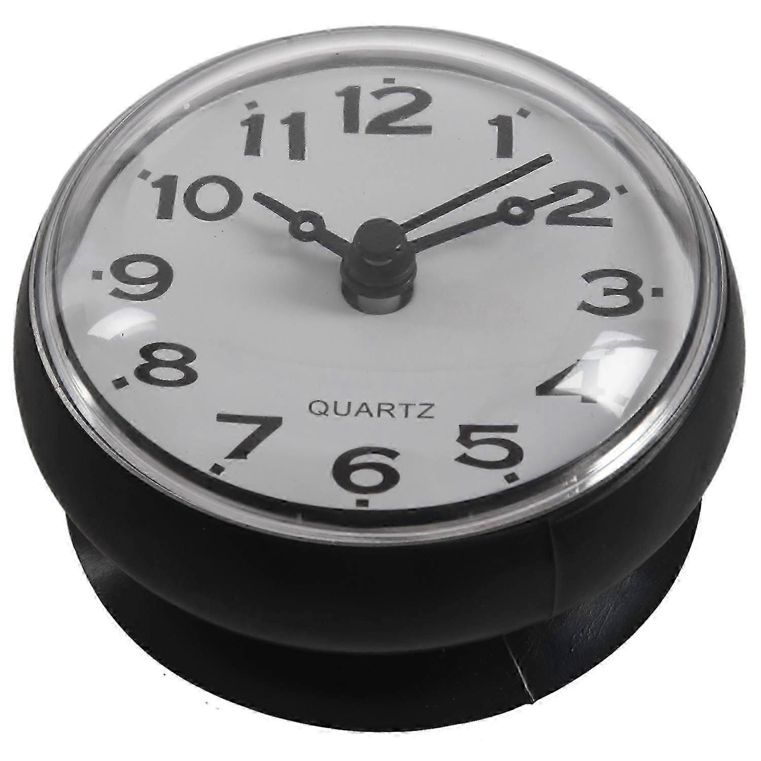 7cm Waterproof Kitchen Bathroom Shower Clock Suction Cup Sucker Wall Orange