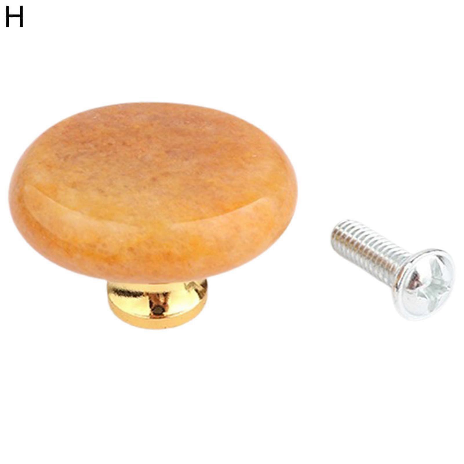 Cabinet Knob Elegant Easy To Install Stone Single Hole Pull Knob For Kitchen