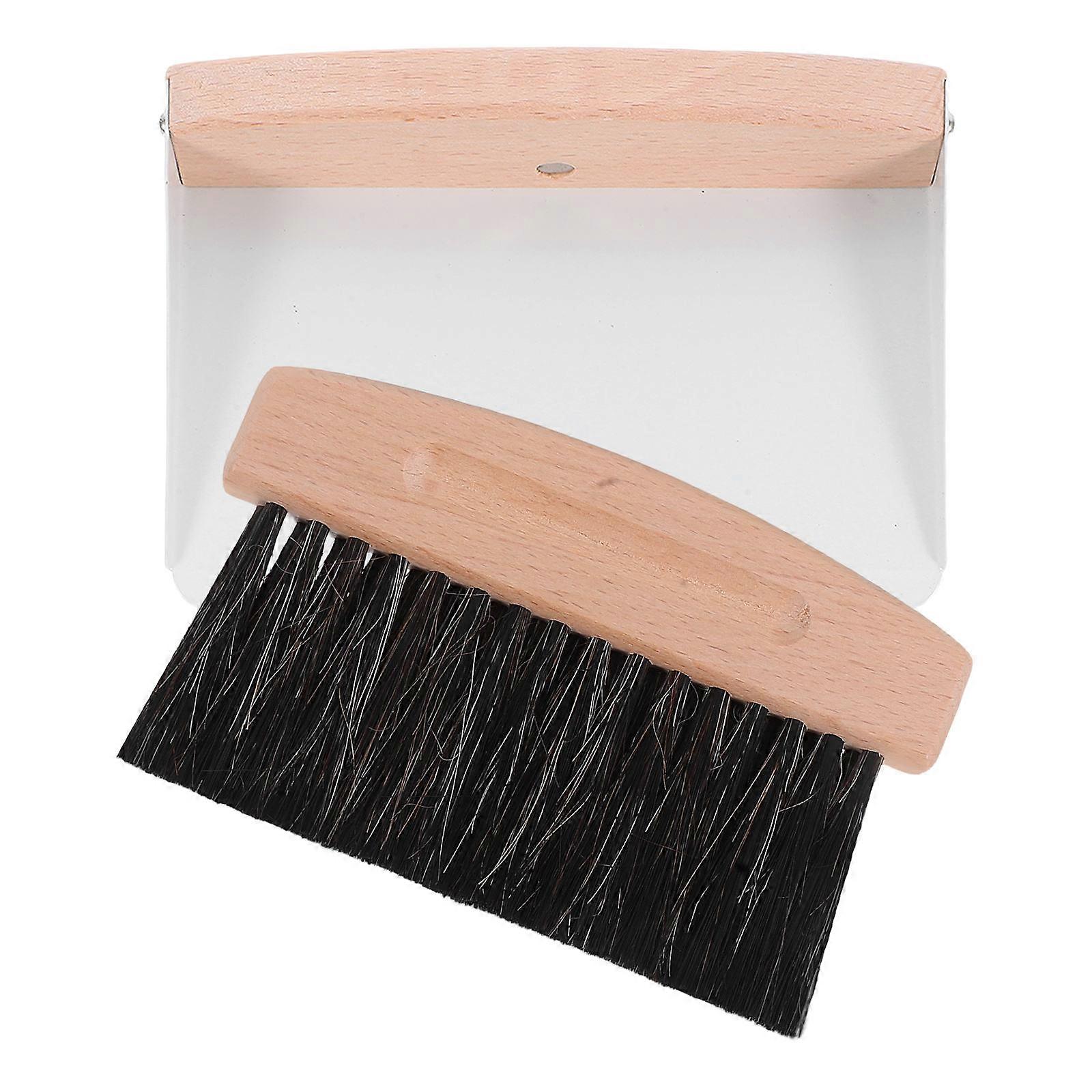 Desktop Broom Set with Dustpan for Efficient Cleaning 1Set Mini Portable Kit