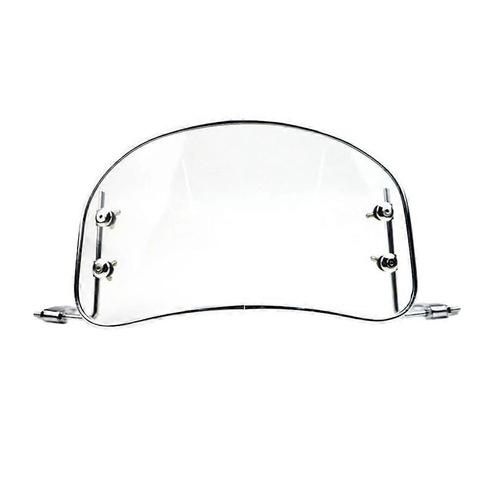 Universal Motorcycle Windshield Deflector Green ImpactResistant Front Windscreen Spoiler