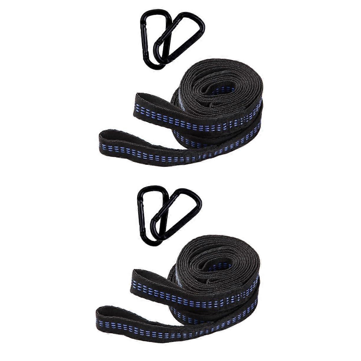 Heavy Duty Hammock Straps and Tree Swing Hanging Kit, Adjustable Polyester with Metal Buckles