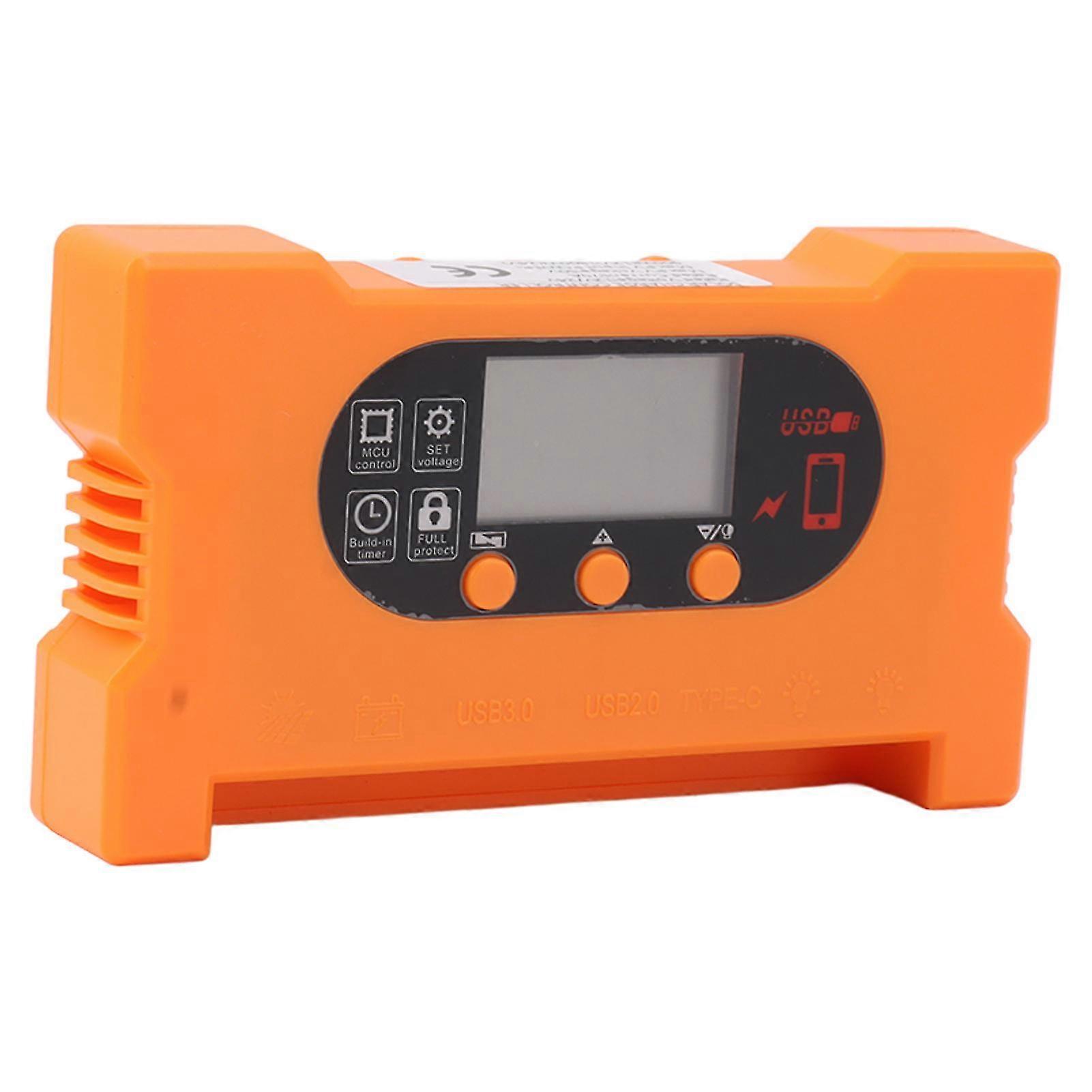 Solar Charge Controller 40A Type C Fast Charge USB 5V Output 2025