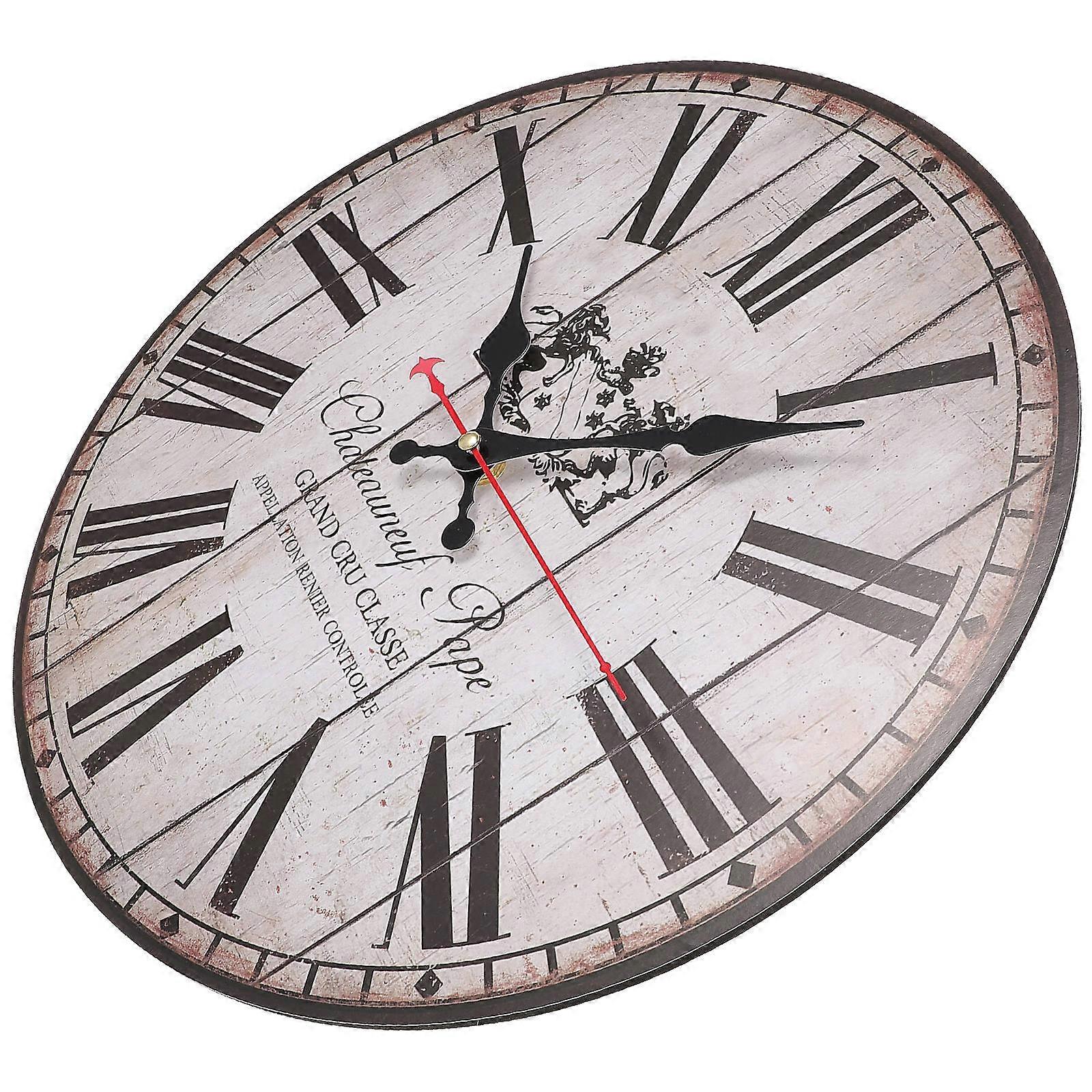 Clock Frameless Round Wall Clock for Home Use