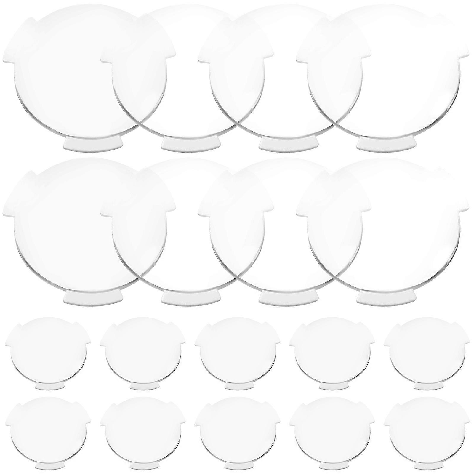 Vr Glasses Lens Light-Blocking Lens for Vr Headset 20Pcs Clear Plastic Accessories